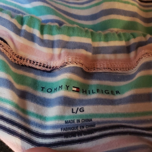 Tommy hilfiger soft jumper pastel striped shorts - Picture 7 of 7